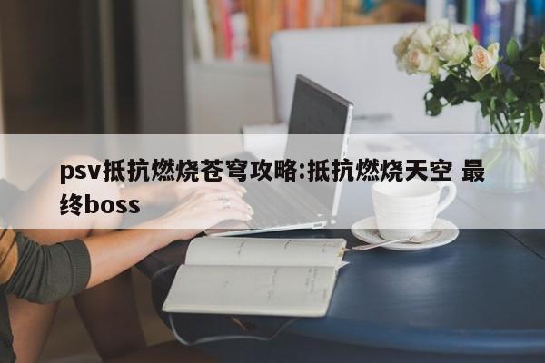 psv抵抗燃烧苍穹攻略:抵抗燃烧天空 最终boss